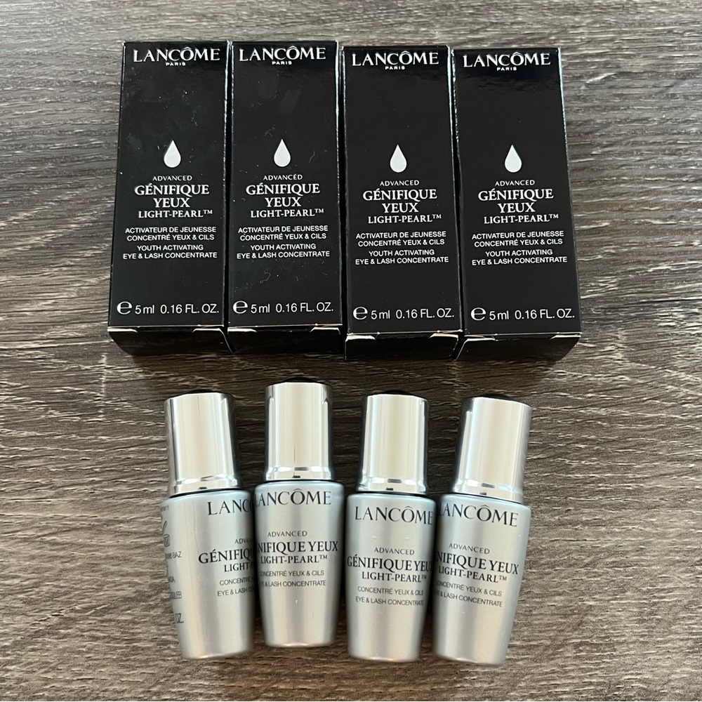 4x Lancome Advanced Genifique Yeux Light Pearl Eye Serum 5ml Ea